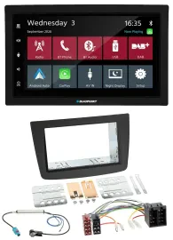 Blaupunkt DAB Bluetooth USB MP3 2DIN Autoradio für Alfa Romeo Mito 08-14 955 ISO