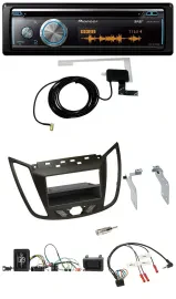 Pioneer Bluetooth DAB Lenkrad USB CD Autoradio für Ford C-Max Kuga braun