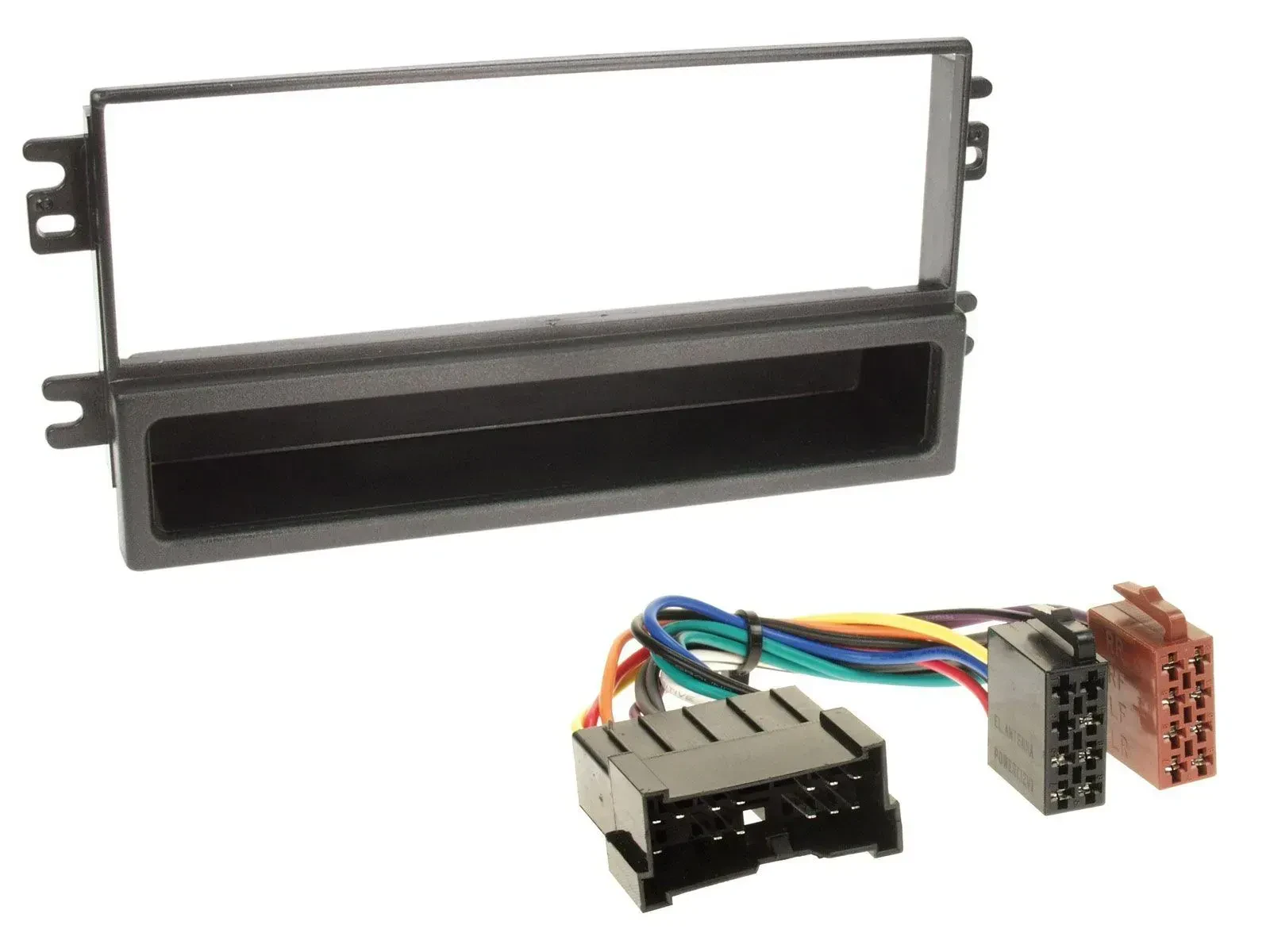 Einbauset DIN Autoradio für Kia Carnival 01-06 Carens ab 03