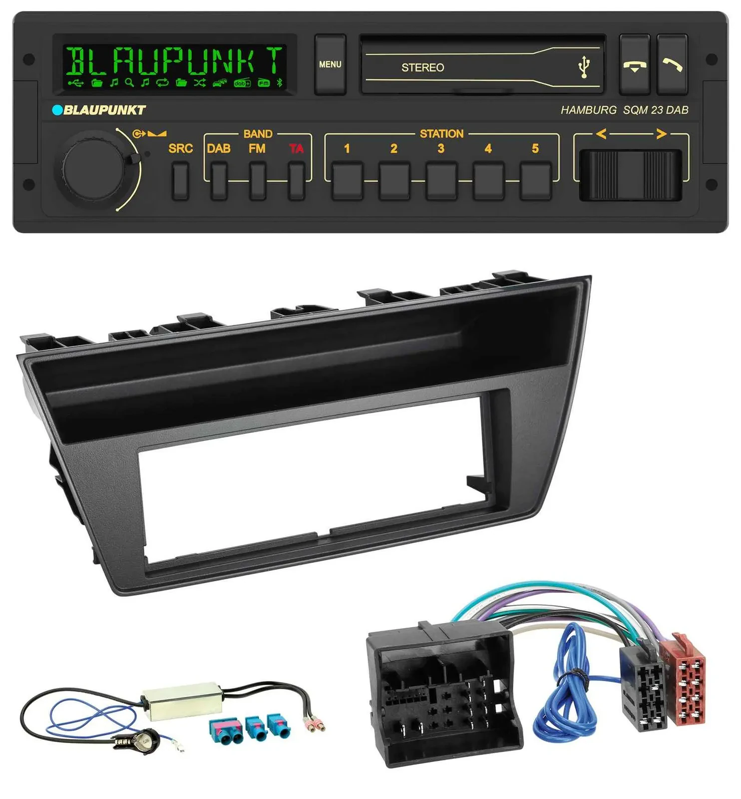 Blaupunkt USB DAB Bluetooth MP3 Autoradio für Skoda Fabia III (2014-2020)