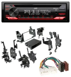 JVC CD DAB USB Bluetooth MP3 Autoradio für Toyota Highlander MR2 Sequoia Yaris