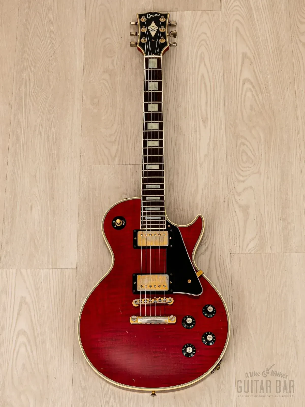 Электрогитара Greco EGC68-70 Mint Collection Custom HH Cherry w/case Japan 1987