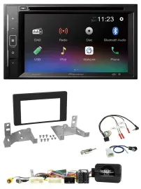 Pioneer Bluetooth Lenkrad USB 2DIN DAB DVD Autoradio für Toyota Aygo ab 22 AB7 s