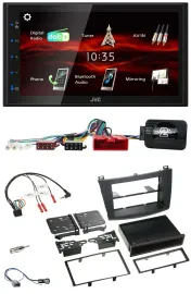 JVC USB Bluetooth Lenkrad DAB 2DIN Autoradio für Mazda 3 09-13 Can-Bus