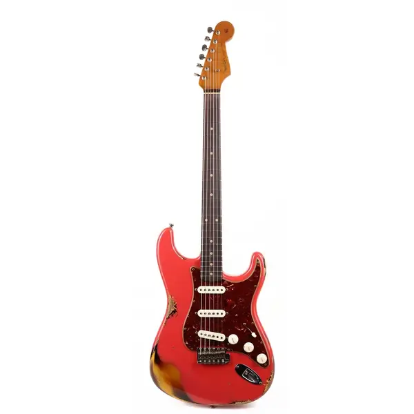 Электрогитара Fender Custom Shop Limited Edition 1961 Stratocaster Heavy Relic Aged Fiesta Red