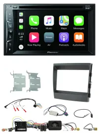 Pioneer Lenkrad USB DVD Bluetooth DAB 2DIN Autoradio für Porsche Panamera 2009-2