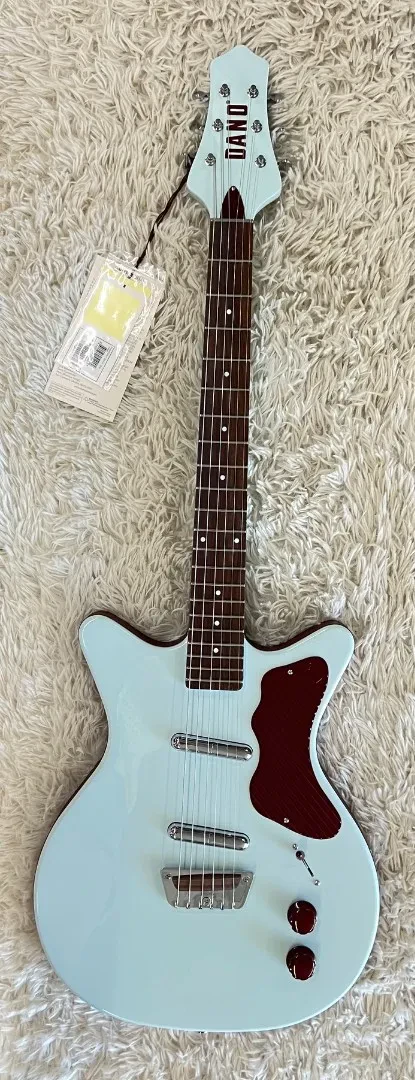 Электрогитара Danelectro Dan O Cool 6-струнная, цельнокорпусная, цвет бирюзовый