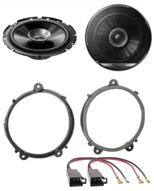 Pioneer 16,5cm 280Watt Lautsprecher für Renault Twingo ab 07 Fronttür Auto Boxen