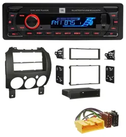 Автомагнитола для Mazda 2 (с 2007) JBL Bluetooth, USB, SD, AUX, MP3