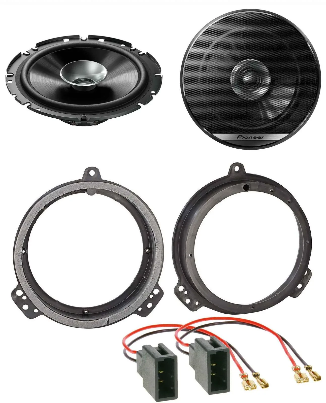 Динамик для Toyota Yaris (1999–2003) Pioneer 16,5 см 280 Вт, передние/задние двери