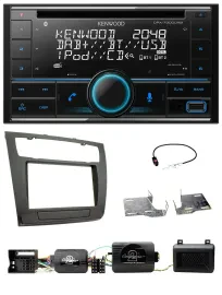 Автомагнитола Kenwood 2DIN, CD, DAB, USB, Bluetooth, для BMW 1 Series, поддержка управления с руля