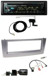 Pioneer MP3 Lenkrad CD USB DAB Autoradio für Fiat Grande Punto 2006-2010 grau