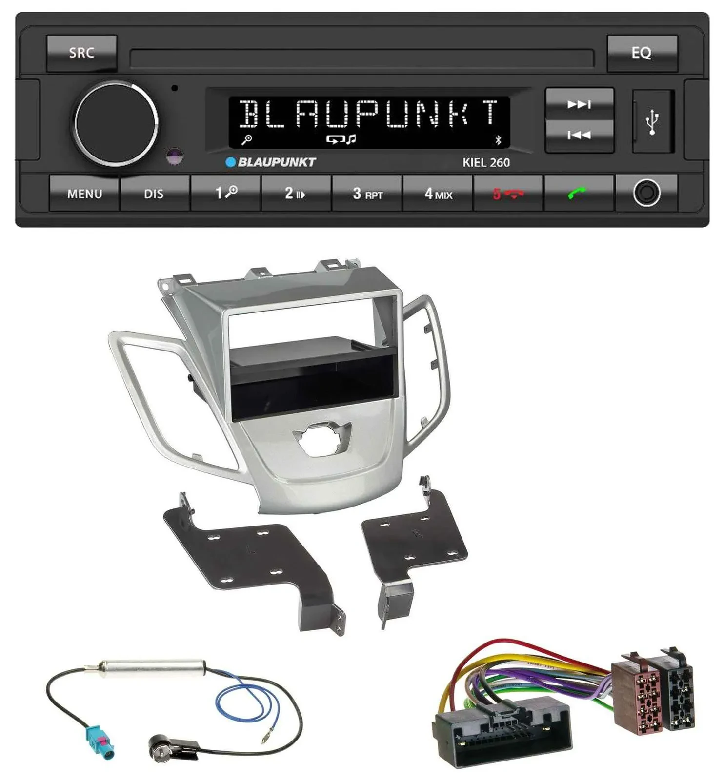 Blaupunkt USB DAB Bluetooth MP3 Autoradio für Ford Fiesta JA8 10-17 ohne Display
