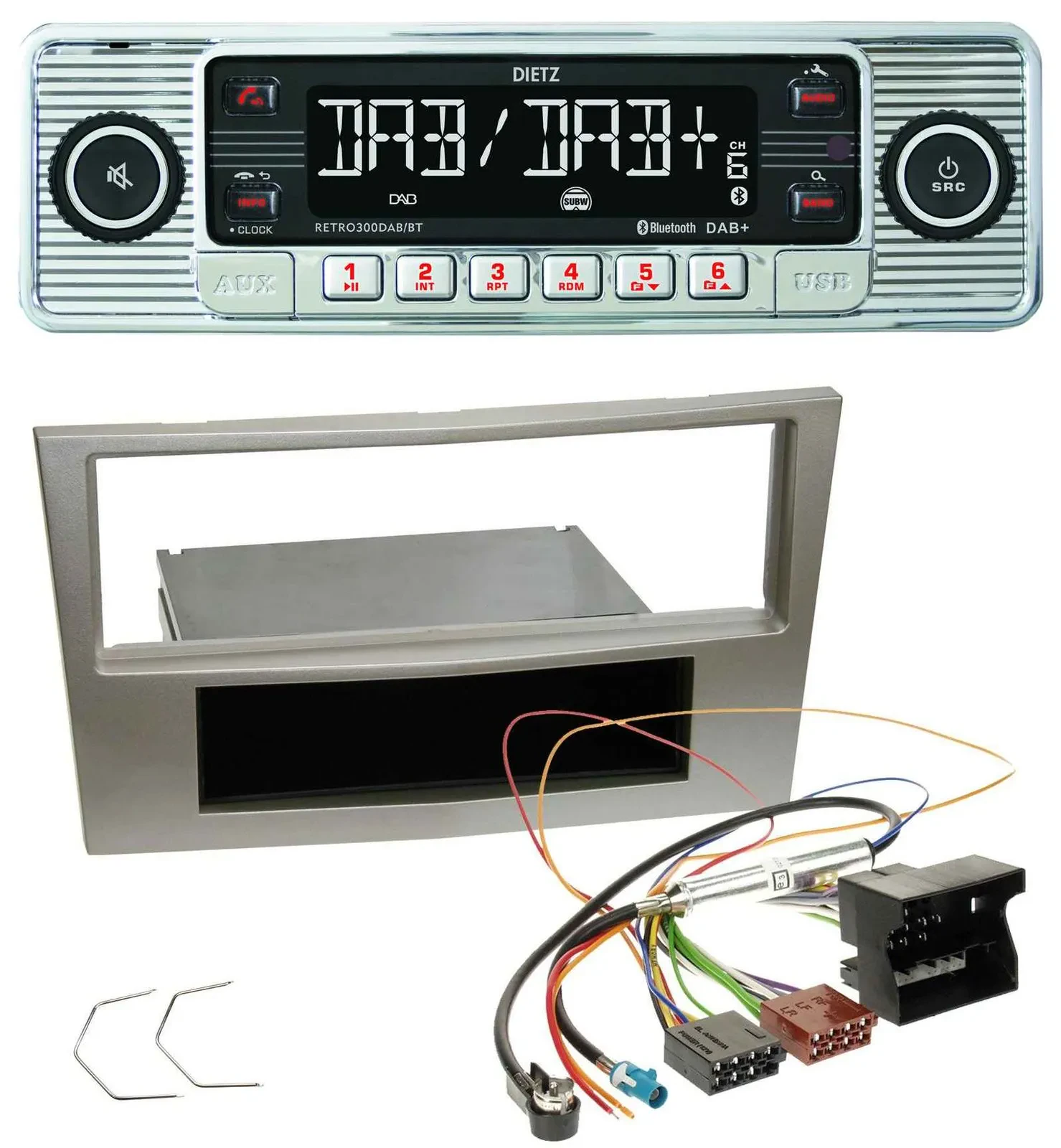 Dietz Bluetooth MP3 DAB USB Autoradio für Opel Zafira B Astra H Corsa D ab 2005