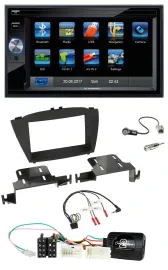 Blaupunkt Lenkrad USB Bluetooth TMC 2DIN Navigation für Hyundai ix35 ab 2013 ohn