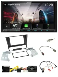 Kenwood Lenkrad 2DIN USB DAB Bluetooth Autoradio für BMW 3er E92 E93 E90 E91 ohn