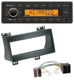 Continental 1DIN DAB MP3 AUX USB Autoradio für Kia Ceed (2007-2009)
