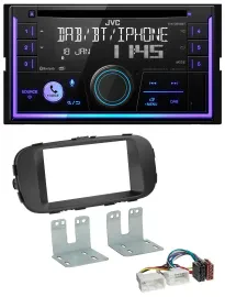 JVC MP3 USB 2DIN DAB Bluetooth CD Autoradio für Kia Soul ab 14 PS schwarz