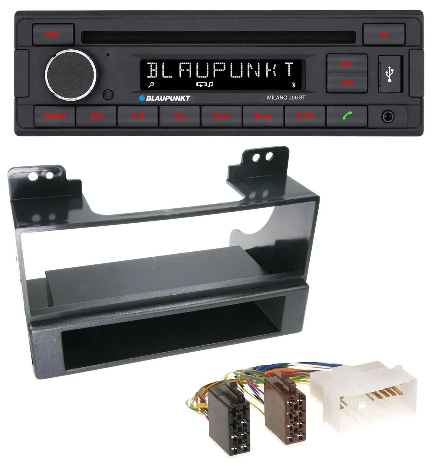 Blaupunkt MP3 USB CD Bluetooth AUX Autoradio für Kia Carnival (ab 2006)