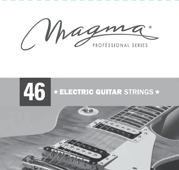 Струна одиночная для электрогитары Magma Strings GE046N Nickel Plated Steel 046
