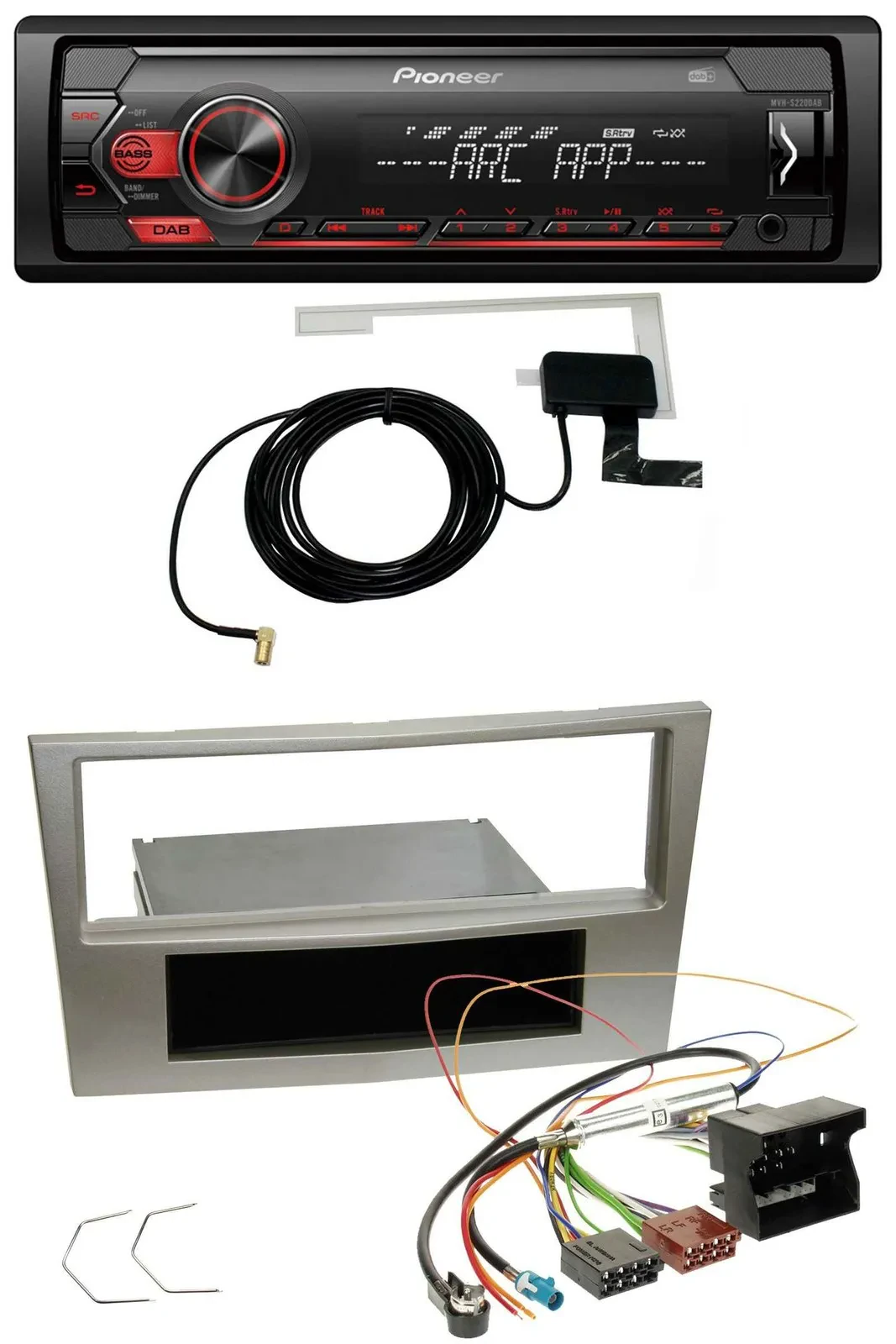 Pioneer 1DIN USB DAB MP3 AUX Autoradio für Opel Zafira B Astra H Corsa D ab 2005