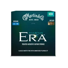 Martin MP550T ERA Medium Treated Phosphor Bronze Acoustic Guitar Strings, 12-54
