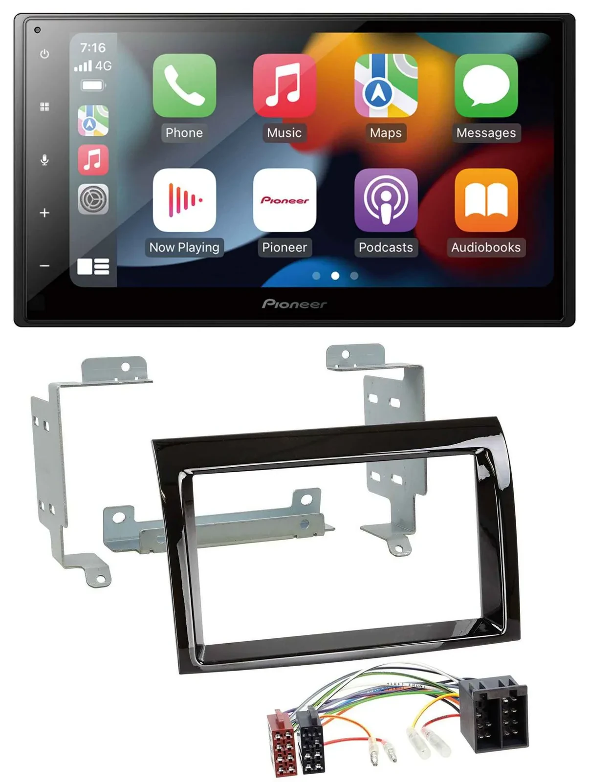 Pioneer DAB Bluetooth 2DIN USB MP3 Autoradio für Peugeot Boxer Citroen Jumper Fi