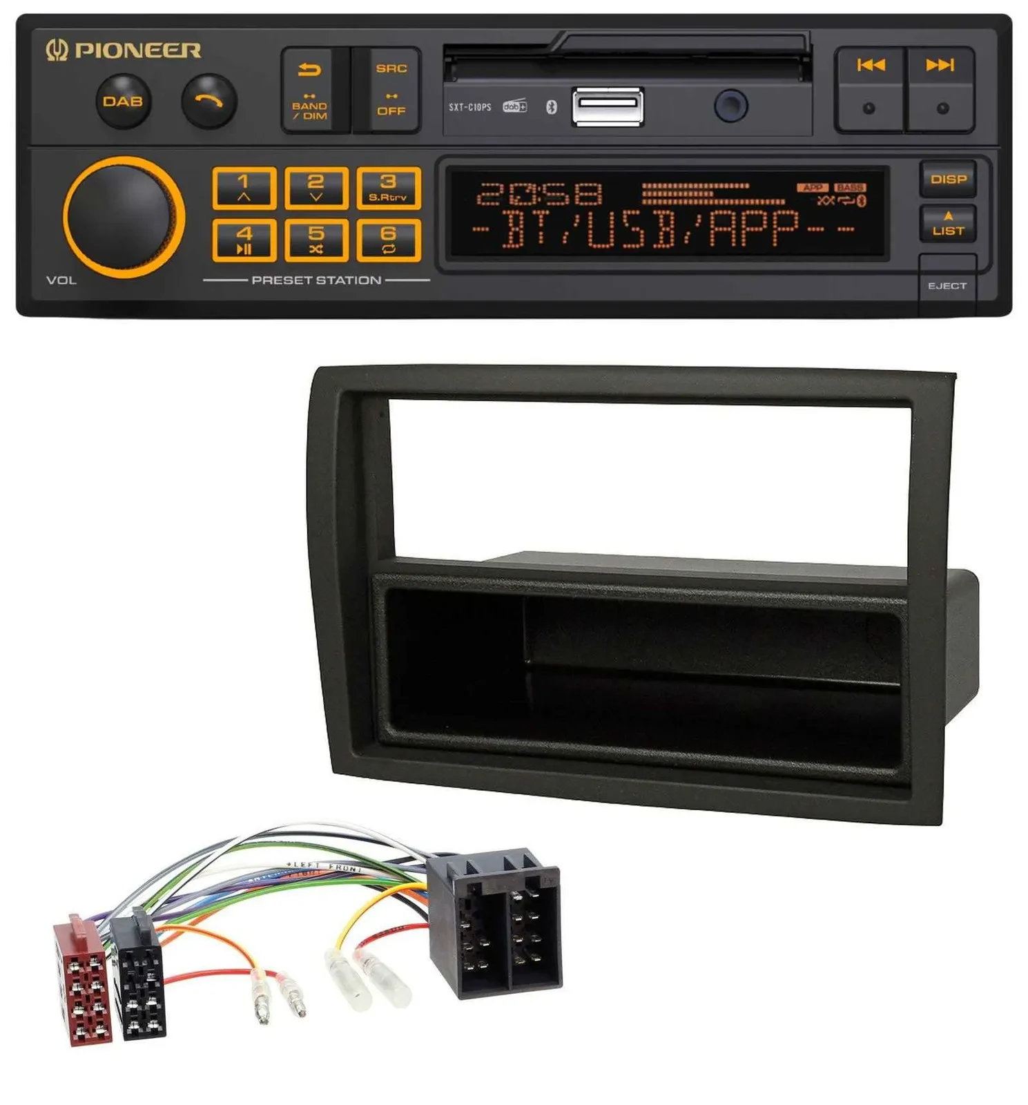 Pioneer DAB MP3 USB Bluetooth Autoradio für Citroen Jumper Fiat Ducato Peugeot B