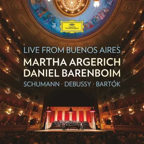 MARTHA ARGERICH / DANIEL BARENBOIM - Schumann, Debussy, Bartok. Live From Buenos Aires (CD)