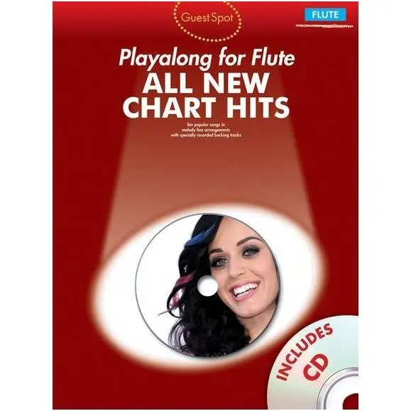 Ноты MusicSales Playalong For Flute. All New Chart Hits