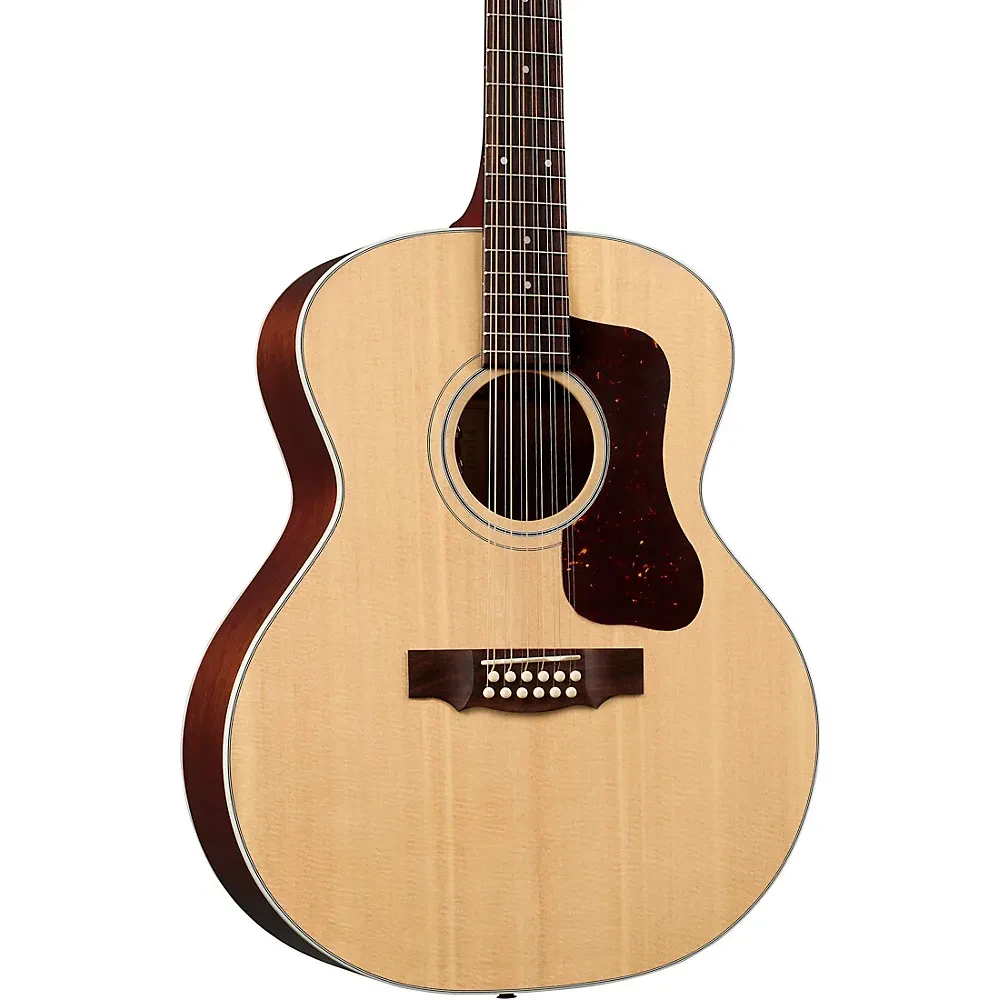 Электроакустическая гитара Guild F-412E Standard 12-String Jumbo Natural с кейсом