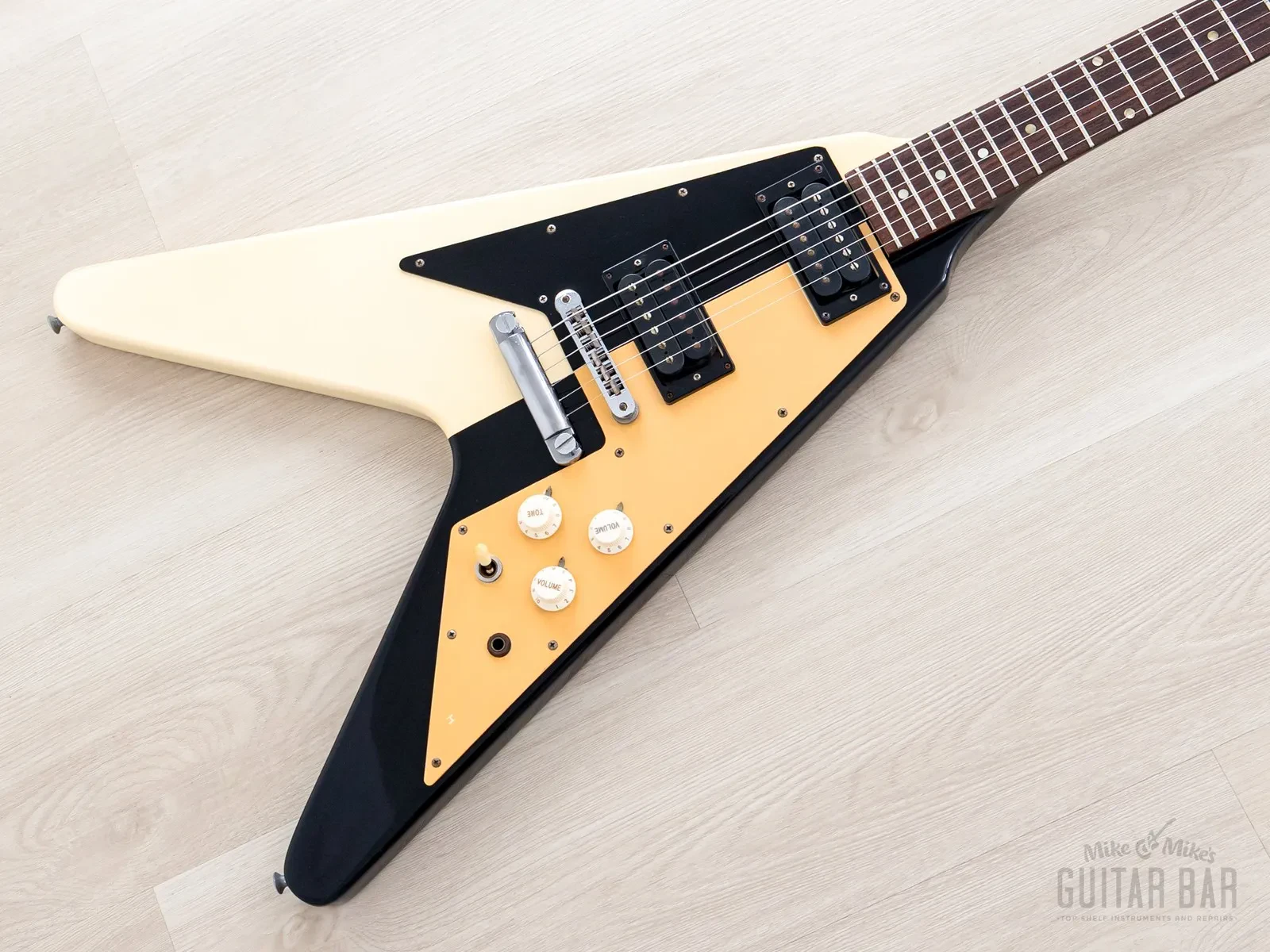 1980s Fernandes Michael Schenker FV-85MS Flying V Vintage Guitar, Japan Kasuga