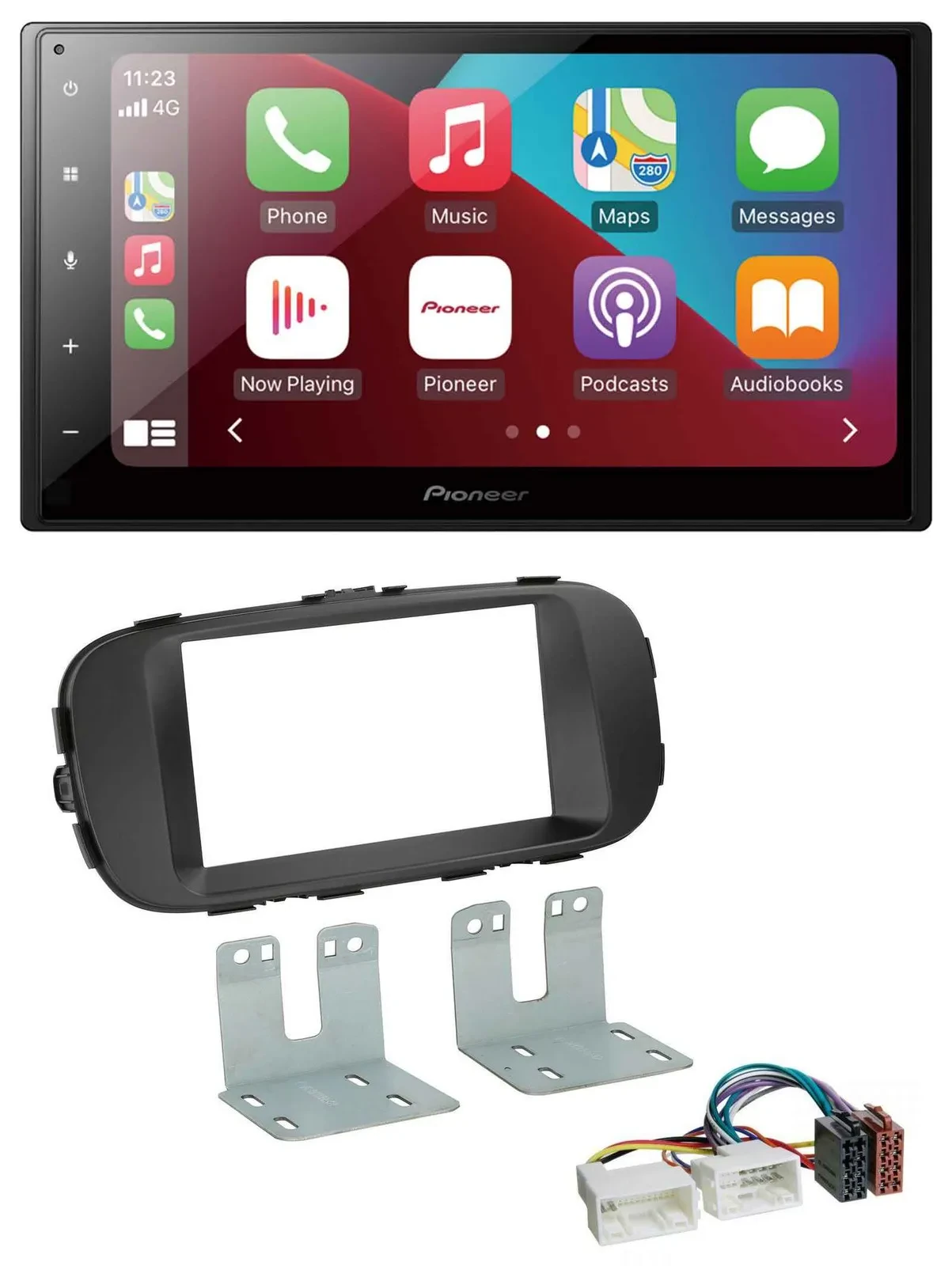 Автомагнитола для Kia Soul (с 2014) Pioneer 2DIN USB MP3 DAB Bluetooth черный