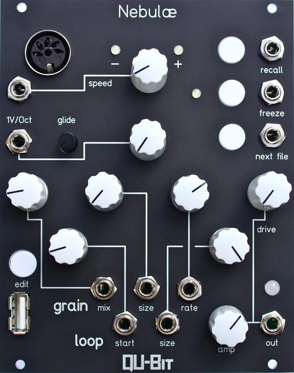 Модульный студийный синтезатор Qu-Bit Nebulae Granular Sampler Eurorack Synth Module