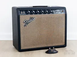 1965 Fender Princeton Reverb Black Panel Tube Amp 1x10 w/ Oxford 10J4, Ftsw
