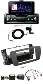 Автомагнитола для Seat Ibiza Pioneer DAB, Bluetooth, USB, серый