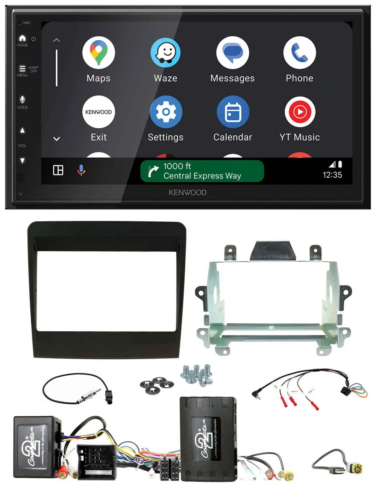 Kenwood DAB Bluetooth USB Lenkrad 2DIN Autoradio für Porsche 911 11-17 Soundsyst