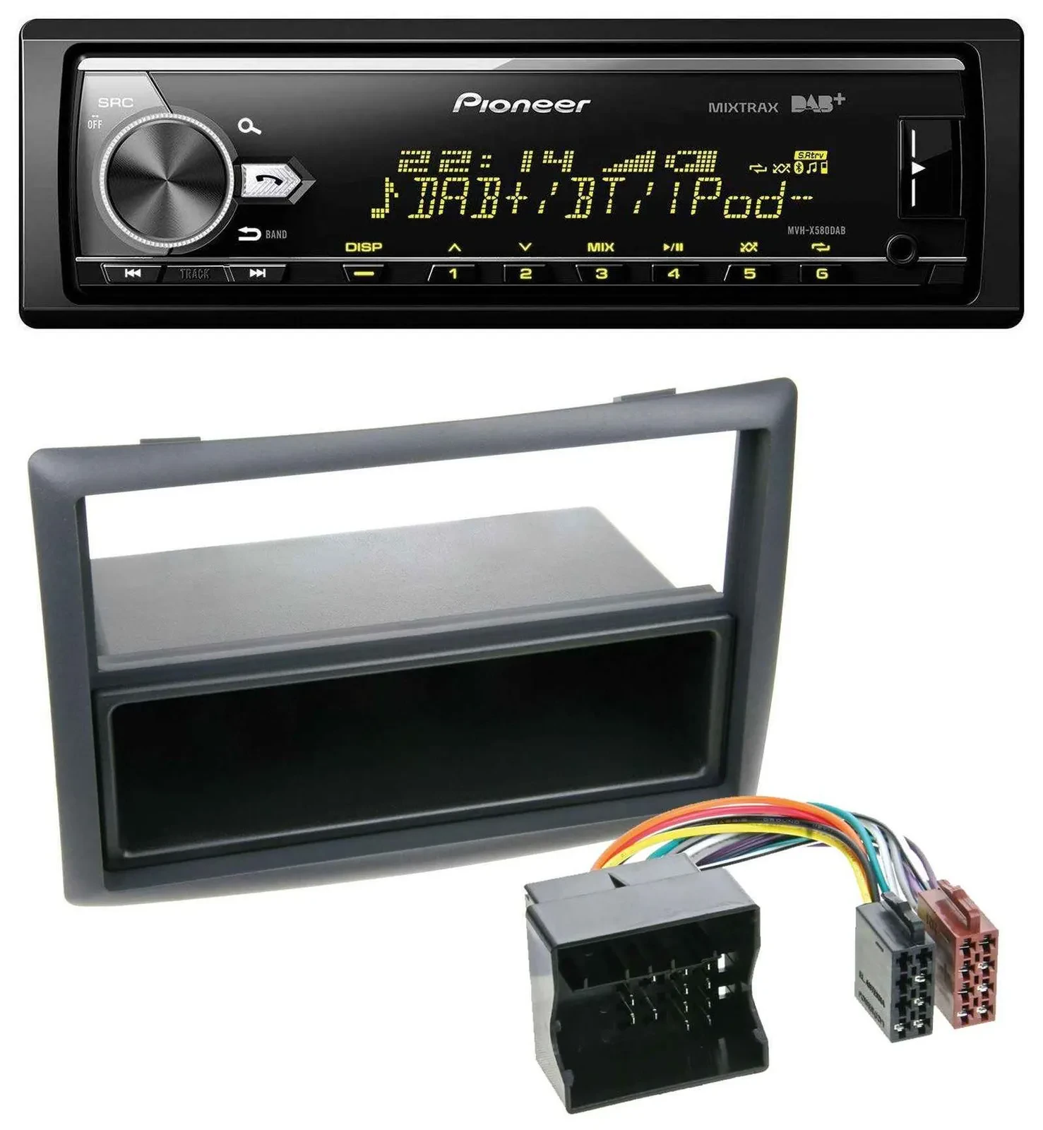 Pioneer Bluetooth USB DAB MP3 Autoradio für Renault Megane (2009-2010)