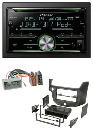 Pioneer Bluetooth MP3 DAB 2DIN USB CD Autoradio für Honda Jazz ab 09 dunkelgrau