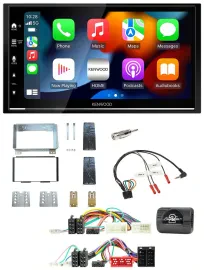 Kenwood DAB USB Bluetooth 2DIN Lenkrad Autoradio für KIA Carnival II VQ 2006-201