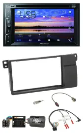 Pioneer Bluetooth 2DIN USB DVD DAB Lenkrad Autoradio für BMW 3er E46 00-06 Quadl