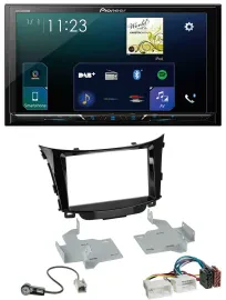 Автомагнитола для Hyundai i30 (с 2012) Pioneer 2-DIN Bluetooth USB DAB MP3