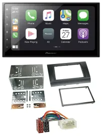 Pioneer MP3 Bluetooth DAB 2DIN USB Autoradio für Suzuki Swift (2005-2010)