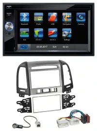 Blaupunkt SD Bluetooth 2DIN MP3 USB AUX Autoradio für Hyundai Santa Fe 3 Schalte