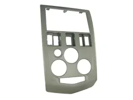 Radioblende Doppel DIN Autoradio für Dacia Logan 2004-2016 grau