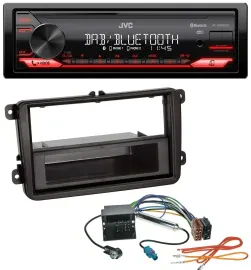 JVC Bluetooth USB DAB MP3 Autoradio für VW Transporter T5 T6 Caravelle Multivan