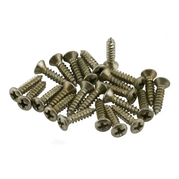 Саморезы для пикгарда Fender Road Worn Pickguard Control Plate Screws 24-Pack