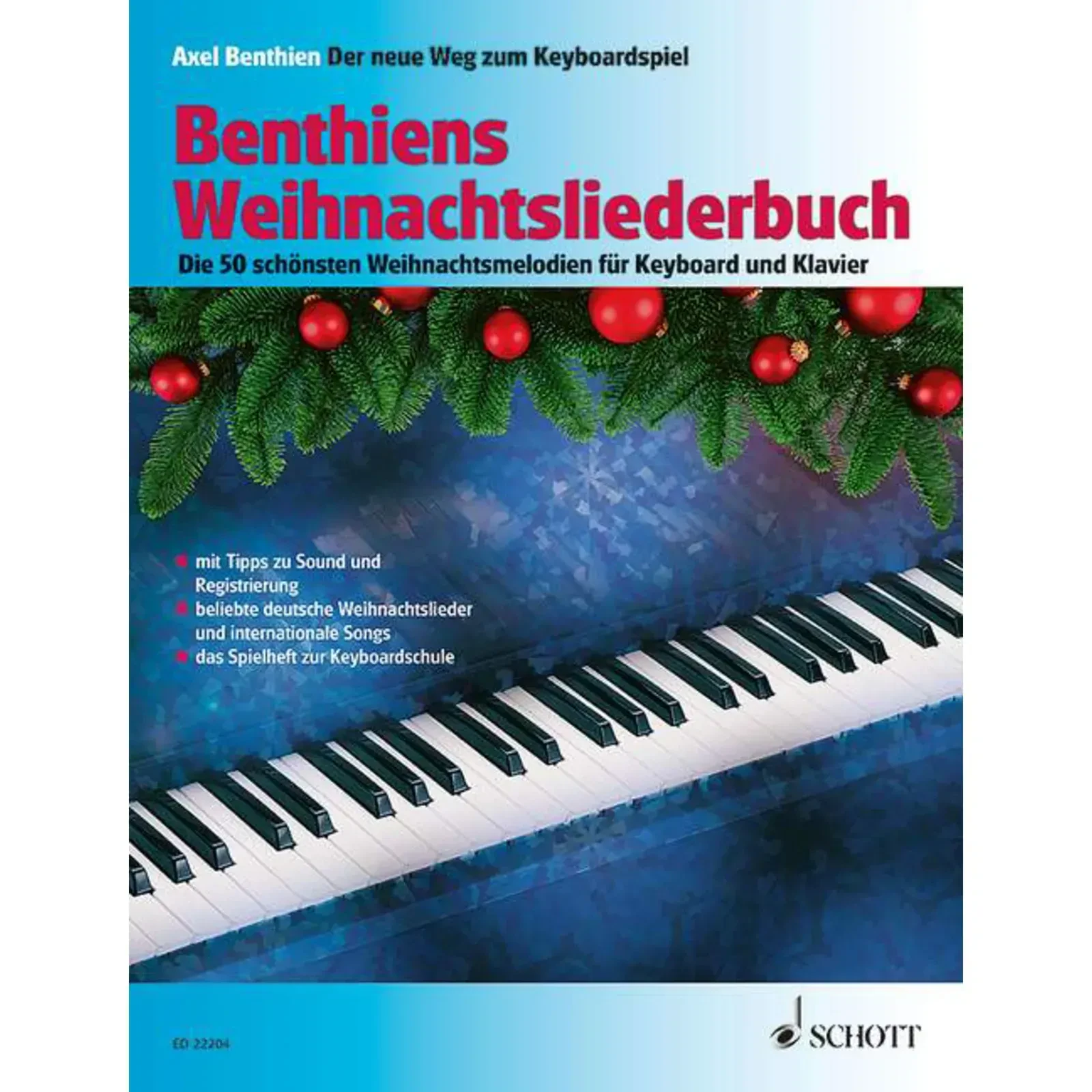 Сборник песен Schott Music Benthiens Weihnachtsliederbuch