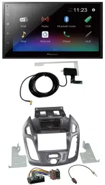 Pioneer DAB MP3 Bluetooth 2DIN USB Autoradio für Ford Transit ohne Display 2012-