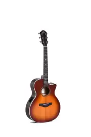 Электроакустическая гитара Sigma GTCSE-2-SB Grand OM Tobacco Sunburst
